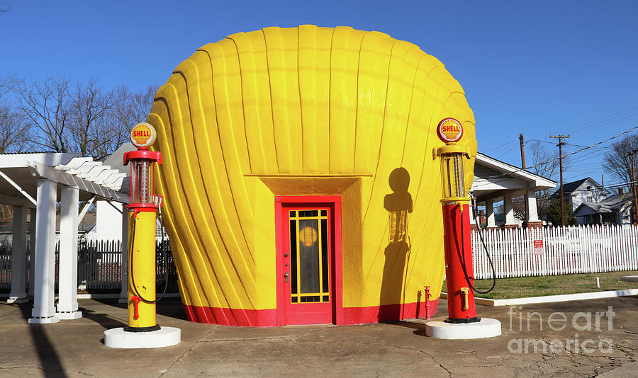 Shell Gas Station Winston Salem NC 0050 Photograph by Jack Schultz