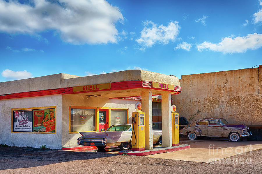 Shell Station of Lowell Arizona Photograph by Priscilla Burgers