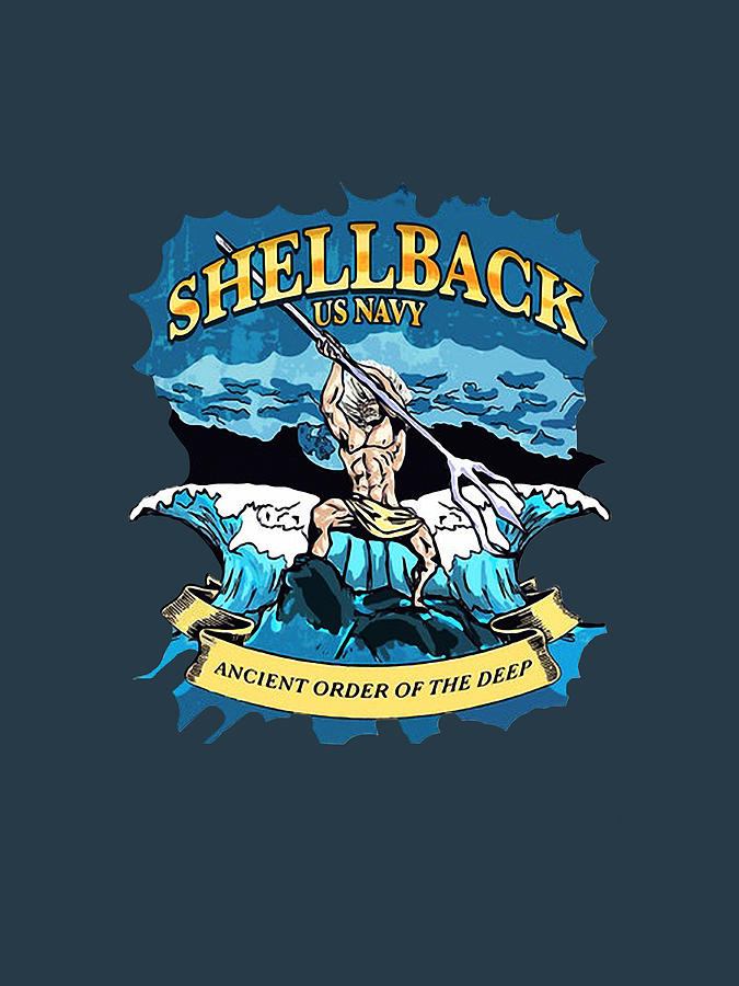 Shellback US Navy Ancient Order Of The Deep Digital Art by Andrew Jr