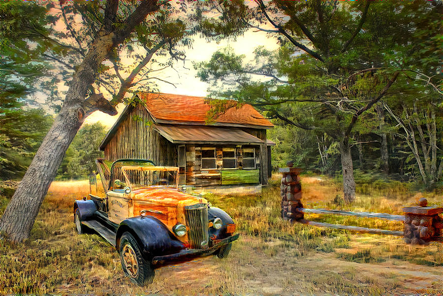 Shelldrake House Digital Art by Russ Barneveld - Fine Art America