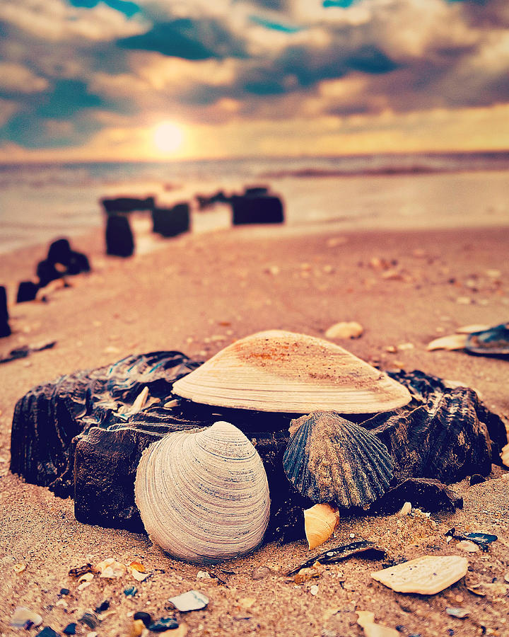 Shells On The Shore Photograph