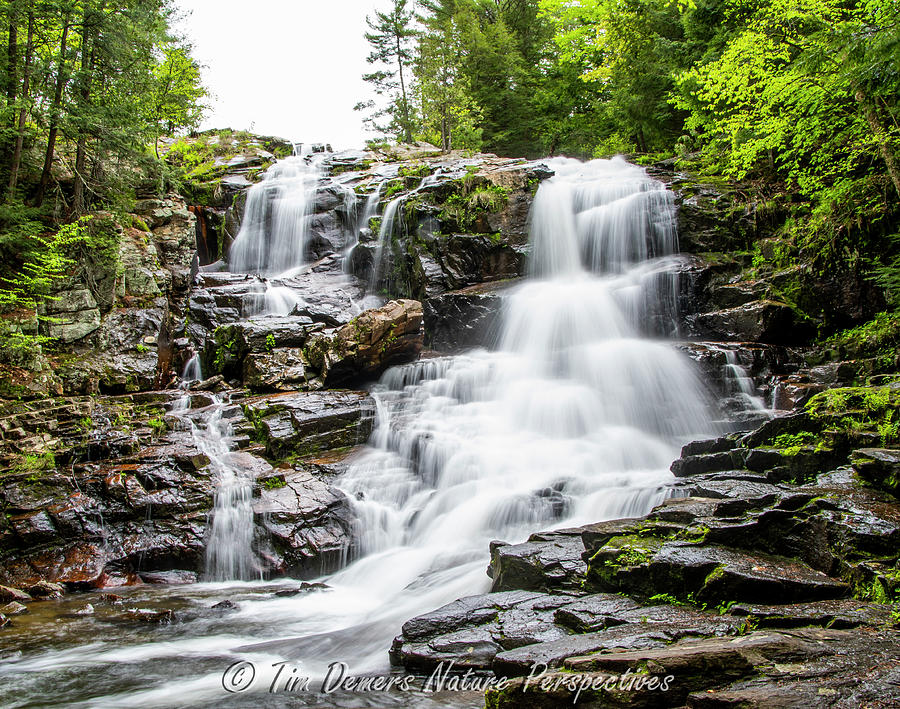 Shelving Rock Falls Photograph by Tim Demers - Fine Art America