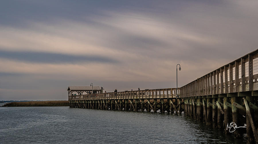 Shem creek pier Photograph by Nathaniel Stevens - Fine Art America