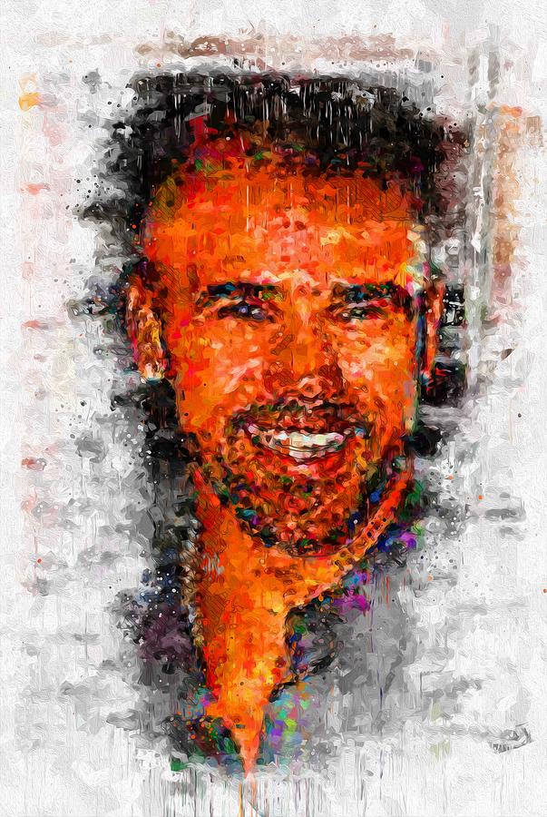 Shemar Moore Painting by Rosie Boehm | Fine Art America