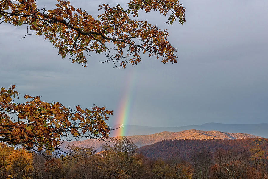Shenandoah Autumn Rainbow Photograph