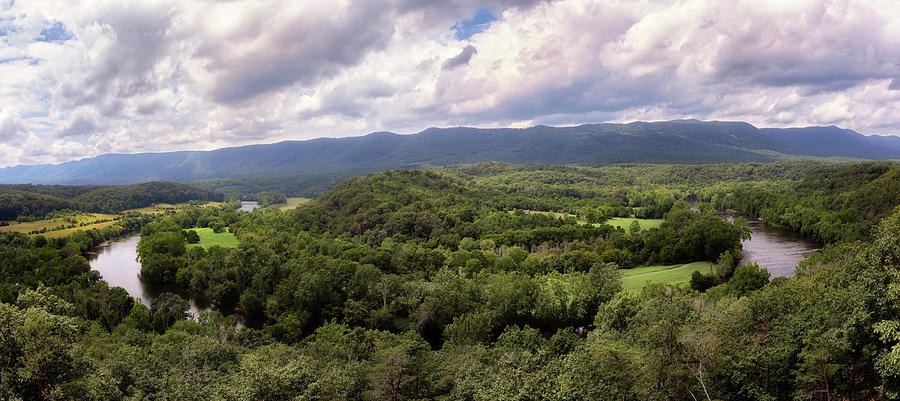 Shenandoah River Valley Panorama Photograph by Susan Rissi Tregoning