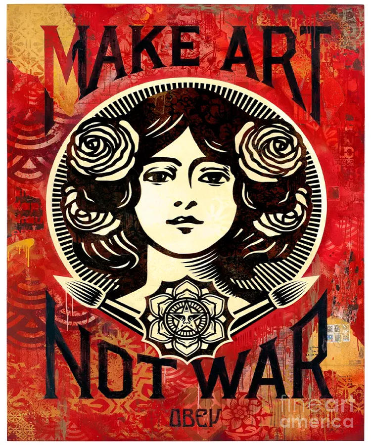 Shepard Fairey Mixed Media by Shepard Fairey - Fine Art America