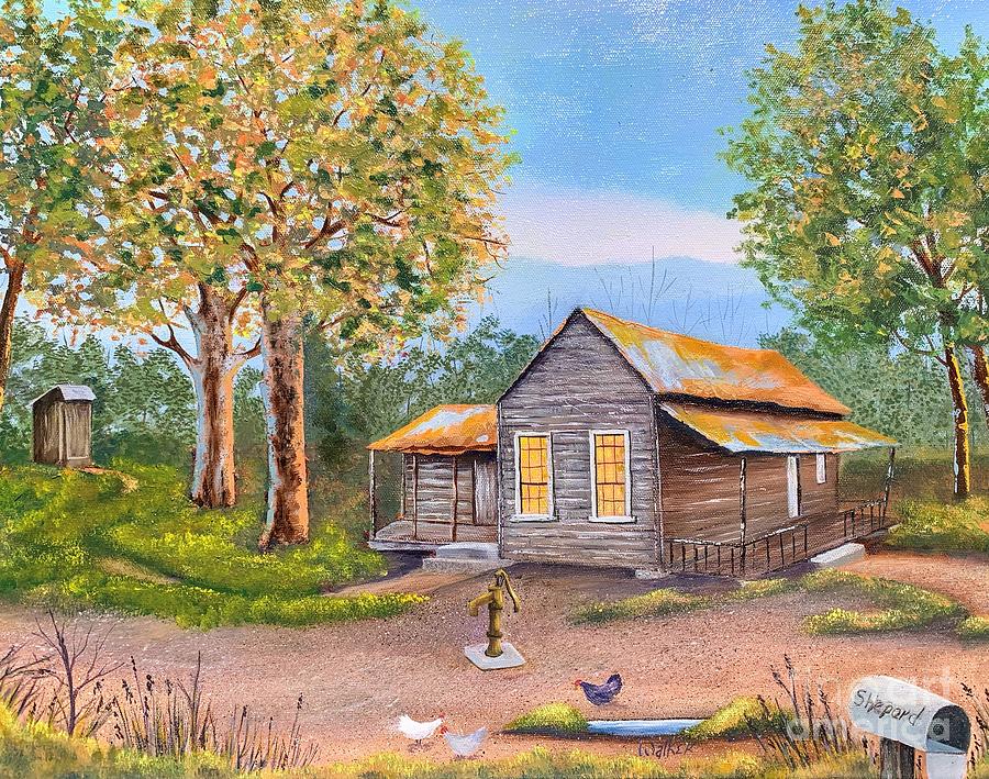 Shepard Homeplace Painting by Jerry Walker