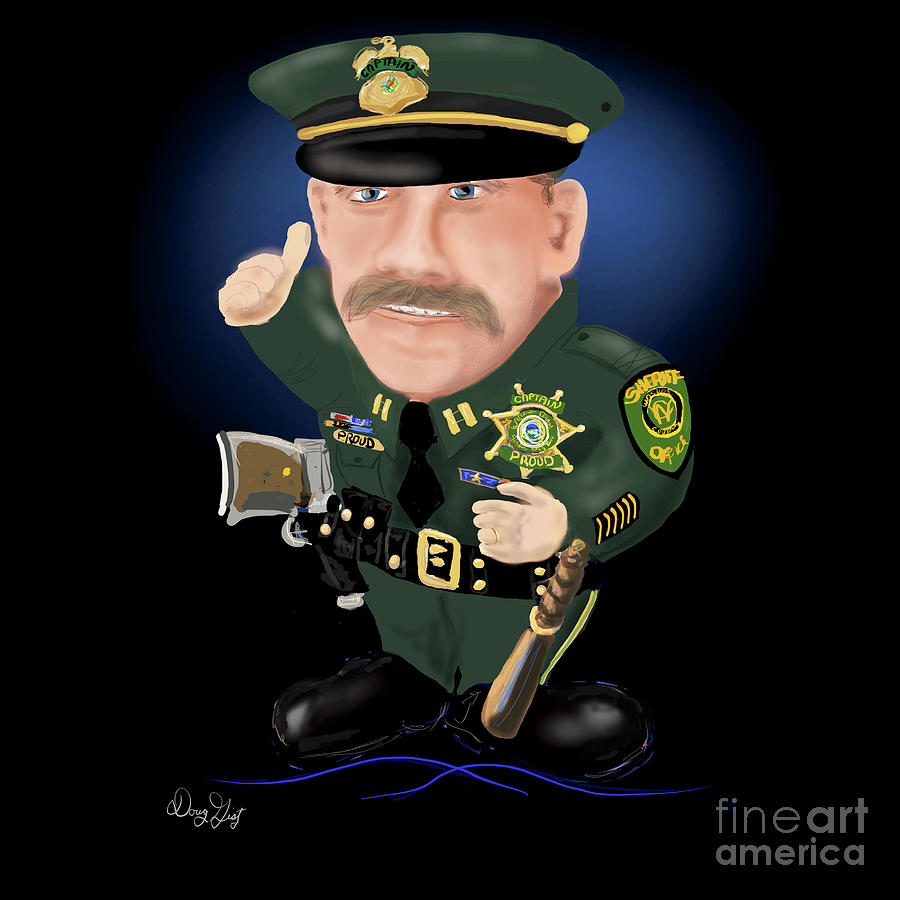 Sheriff Captain Digital Art by Doug Gist
