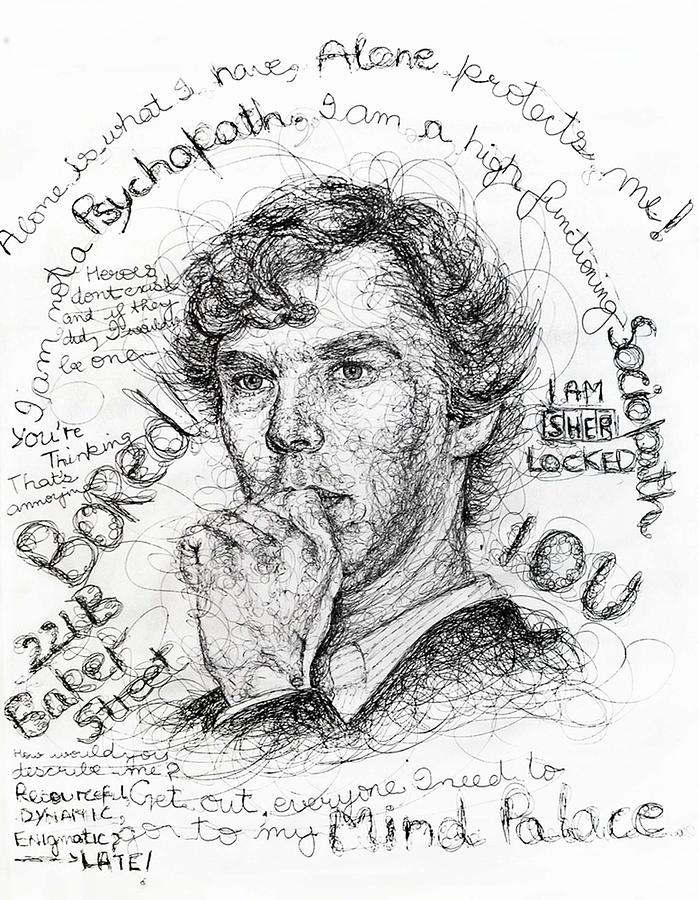 Sherlock Poster Digital Art by Joshua Williams - Pixels