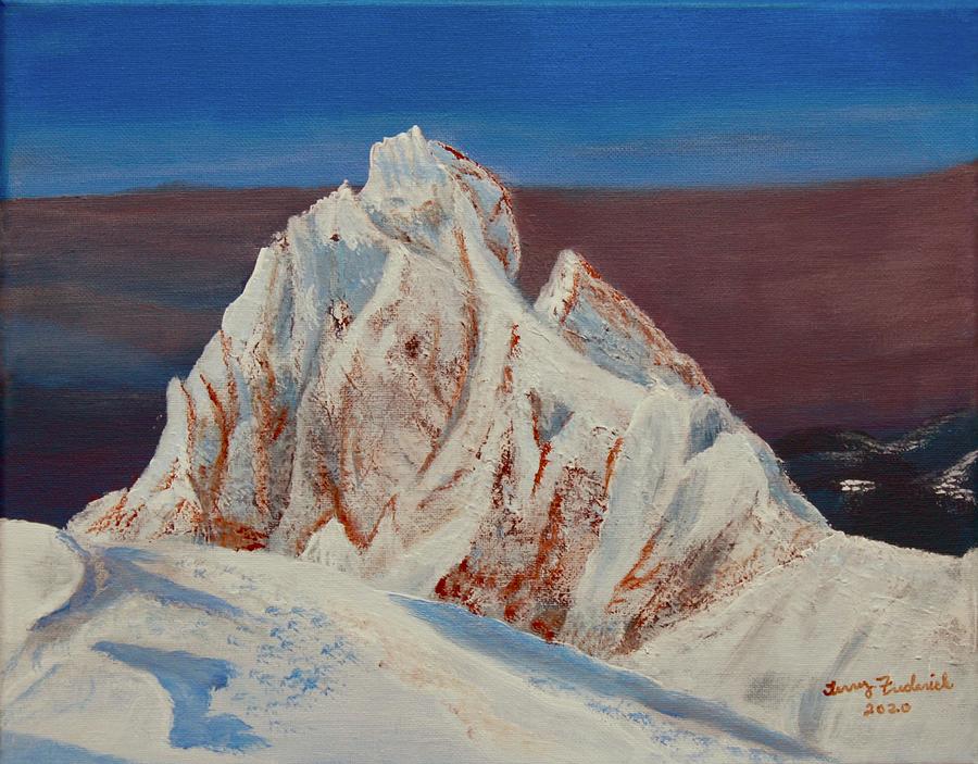 Sherman Peak Painting by Terry Frederick