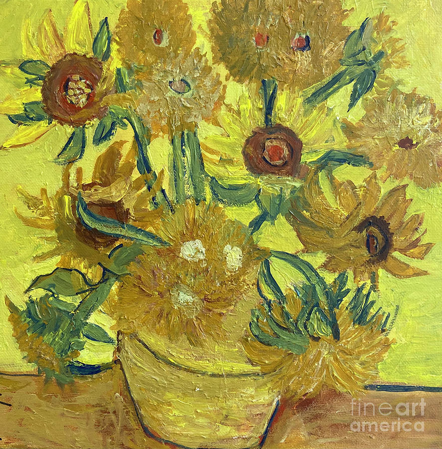 Sherry Van Gogh Study 2 Painting by Sherry Harradence