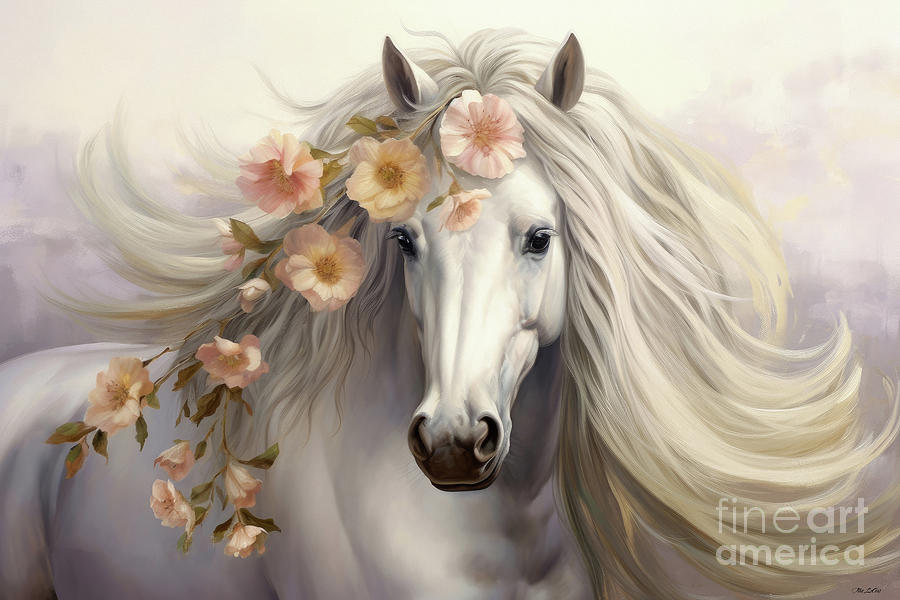 Horse Painting - Shes A Beauty by Tina LeCour