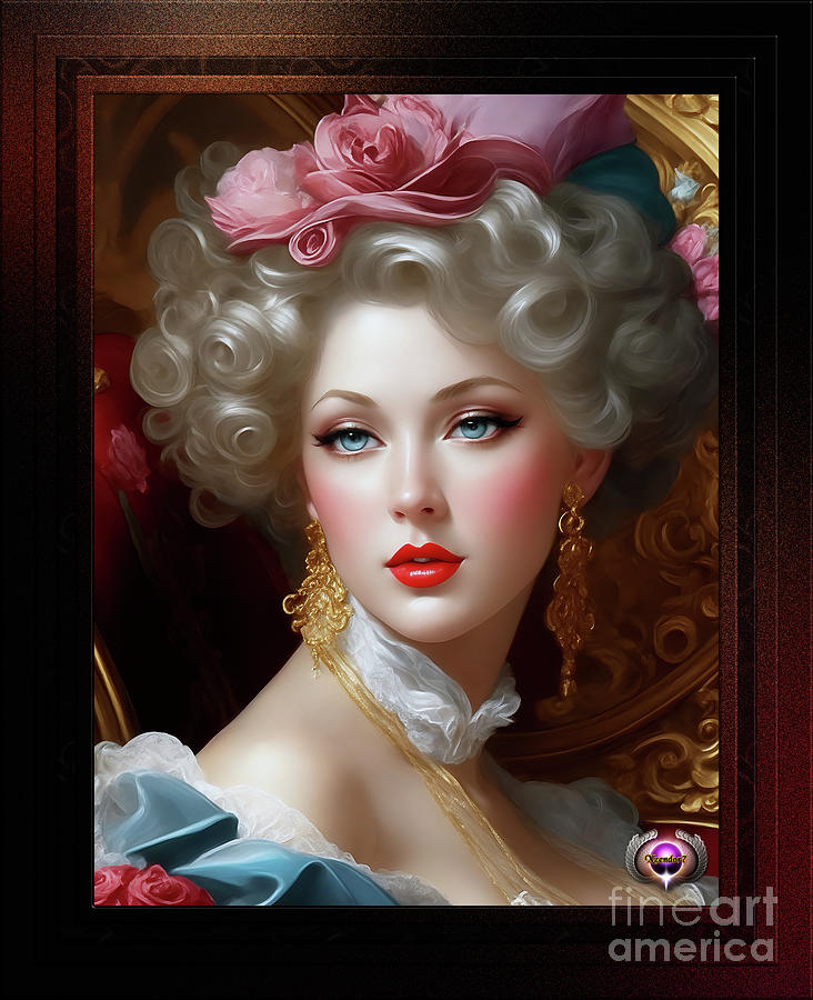 Shes Looking For Love Stunning AI Concept Art Portrait by Xzendor7 Painting by Xzendor7