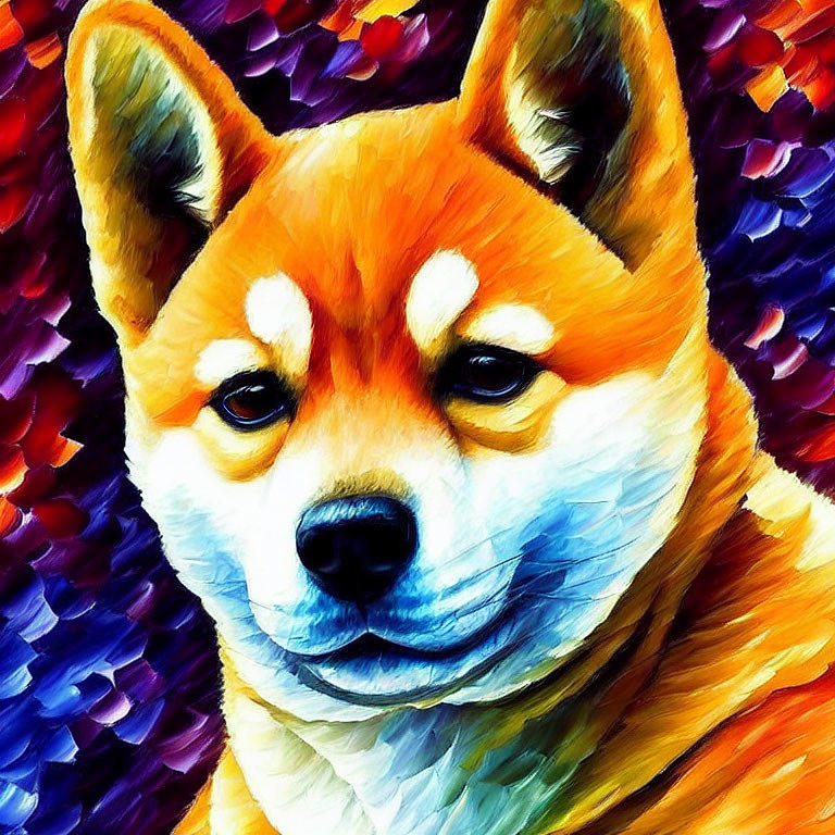 Shiba Inu Digital Art by Bob Smerecki - Fine Art America