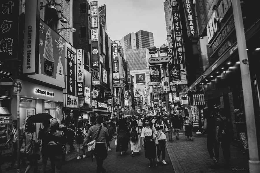 Shibuya Streets Circa 2019 Photograph by Brandon Fant - Fine Art America