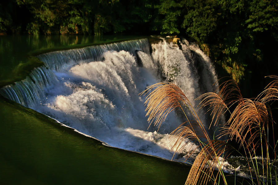 Shifen Waterfall, Taiwan Digital Art by Edward Galagan