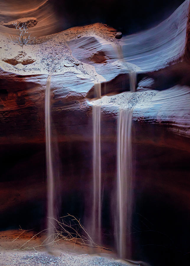 Antelope Canyon Photograph - Shifting Sands by Dave Bowman