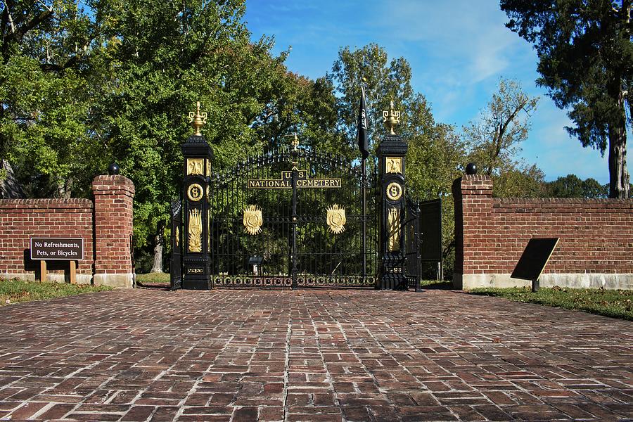 Shiloh Cemetery Gate Photograph by American Landscapes