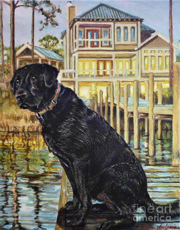Labrador Retriever Painting - Shiloh by Misha Ambrosia