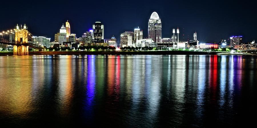 Shimmering Waters On The Ohio River Photograph