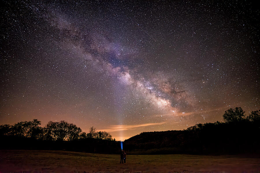 Shine a light to the Stars Photograph by Lee and Renee Walsh