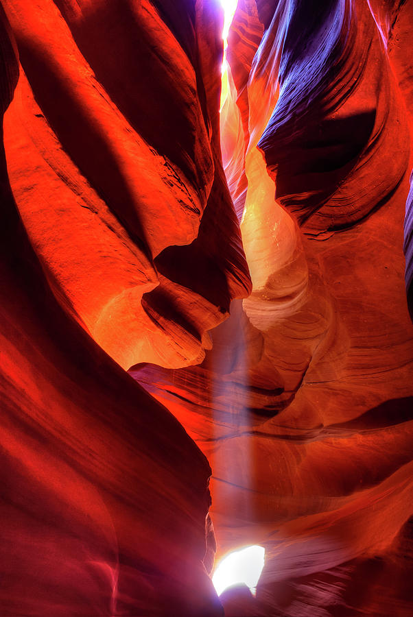 Shine Down - Antelope Canyon Photograph by Gregory Ballos