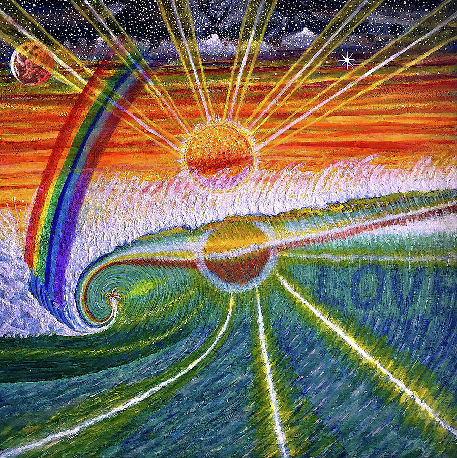 Ocean Painting - Shine by Far I Shields Ocean Painting - Shine by Far I Shields