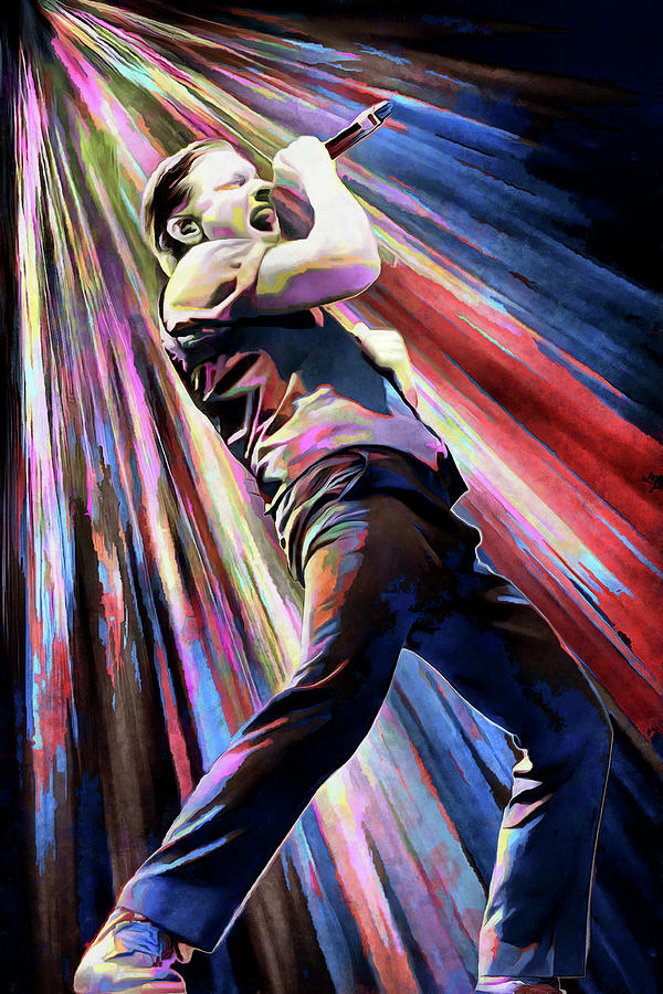 Shinedown Mixed Media - Shinedown Brent Smith Art Hope by The Rocker Chic