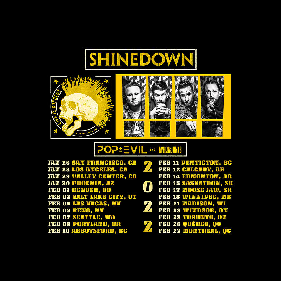 shinedown tour dates 2021
