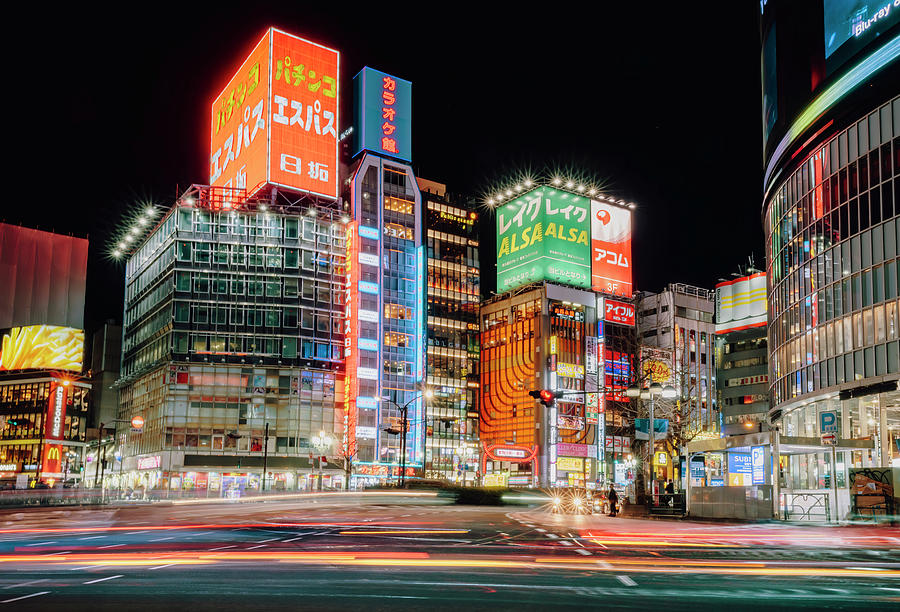 Shinjuku Tokyo Japan Photograph by Joan Carroll - Fine Art America