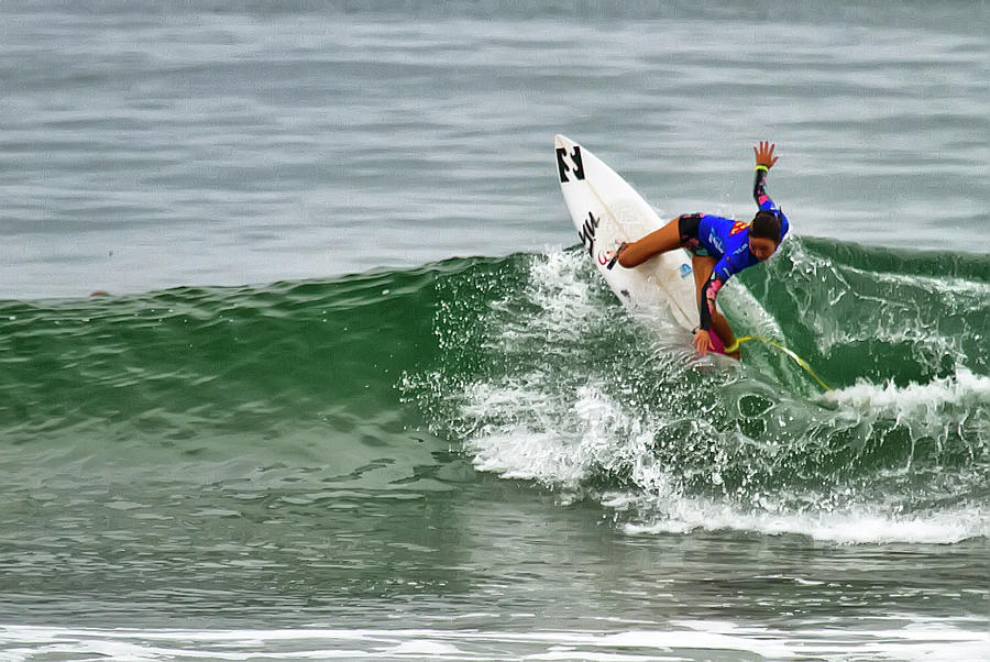Shino Matsuda Surfer Girl Photograph by Waterdancer