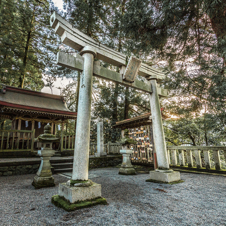 Shinto shrine gate Japan Photograph by Toby Howard