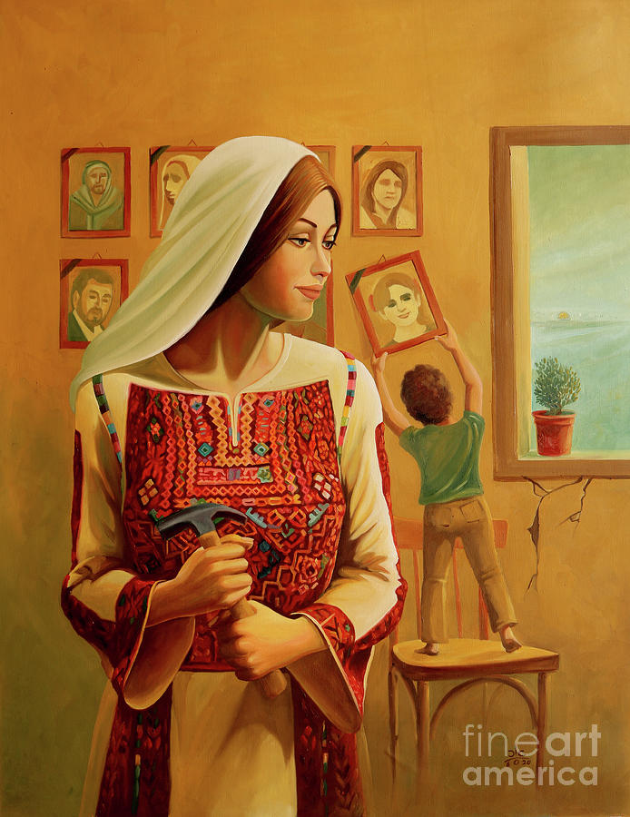 Palestine Painting - Shiny tomorrow by Imad Abu shtayyah