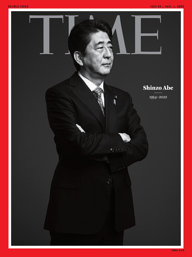 Shinzo Abe - 1954-2022 Photograph by Photograph by Takashi Osato for TIME