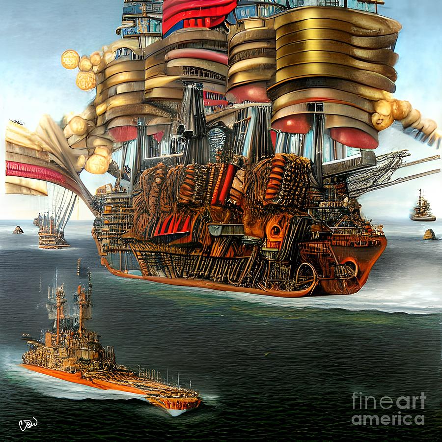 Ship of Fools Digital Art by Craig Walters