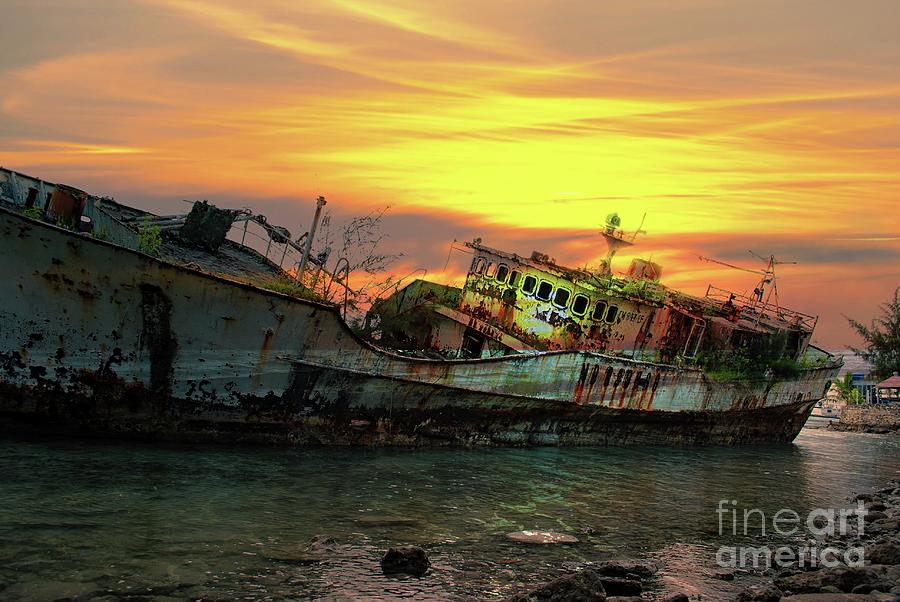 Ship Wreck Photograph