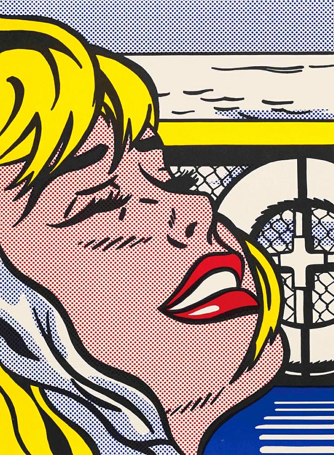 Shipboard Girl , 1965 Painting by Roy Lichtenstein - Fine Art America