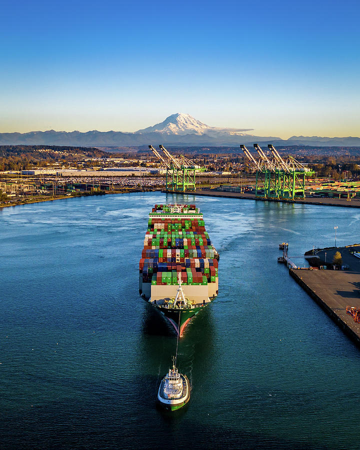 Tacoma Photograph - Shipping Out by Clinton Ward