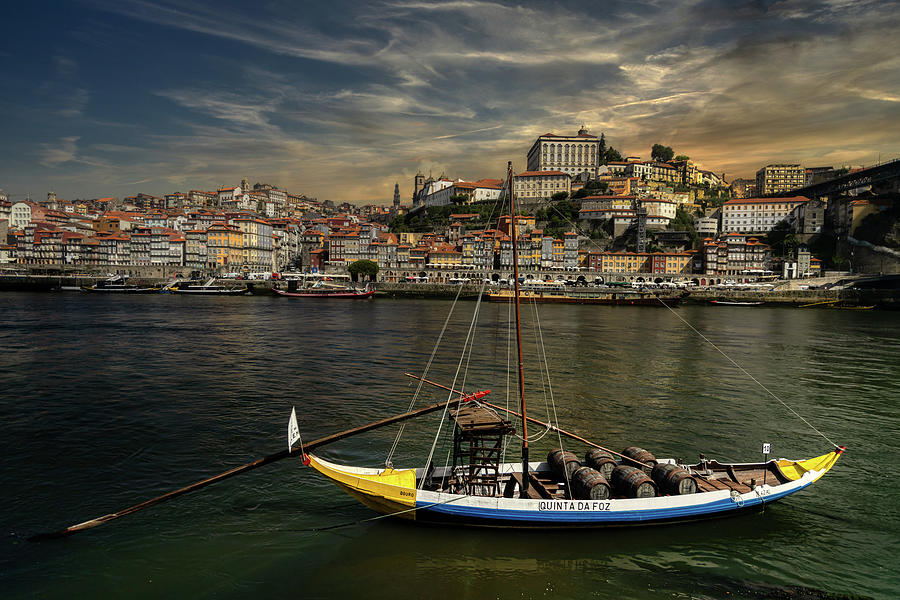 Shipping the Porto wine da Foz Photograph by Micah Offman