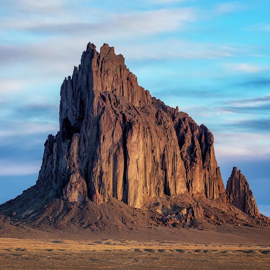 Shiprock Bright and Early Photograph by Stephen Stookey