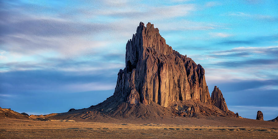 Shiprock Morning Panoramic Photograph by Stephen Stookey