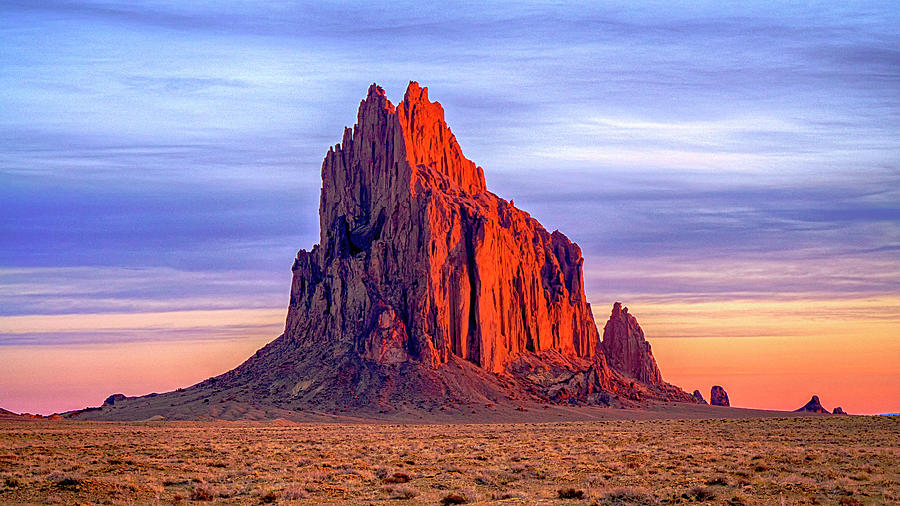 Shiprock New Mexico Sunrise Photograph by Stephanie Cox