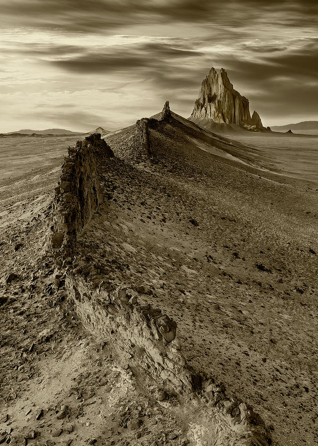 Shiprock Wings Photograph by Stephen Stookey