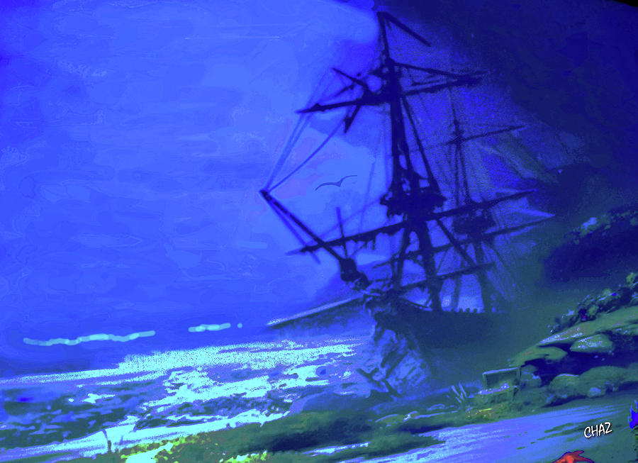 Shipwreck 2 Digital Art by CHAZ Daugherty