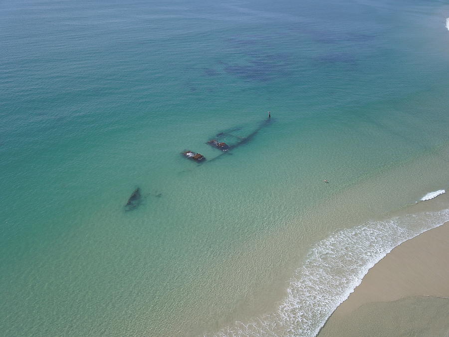 Shipwreck Byron Bay Photograph by Ludvig Mesch - Pixels