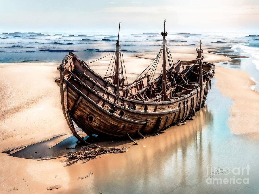 Shipwreck #II Digital Art By Jerzy Czyz - Fine Art America