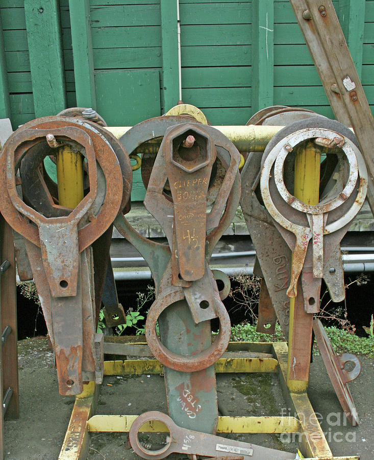 Shipyard Wrenches Photograph by Norma Appleton