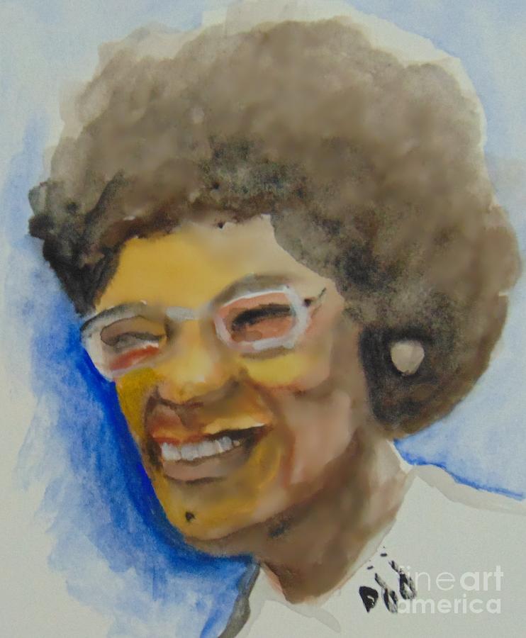 Shirley Chisholm Painting by Saundra Johnson