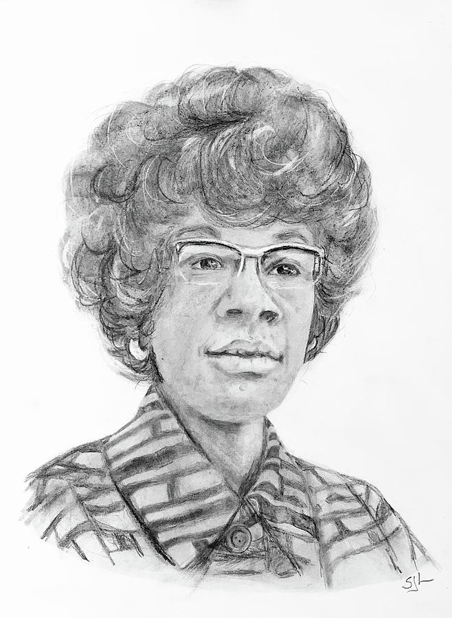 Shirley Chisholm Drawing by Susan Lang Fine Art America